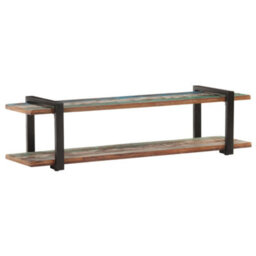 Berkfield Industrial Tv Cabinet 160X40X40 Cm Solid Reclaimed Wood - thumbnail 6