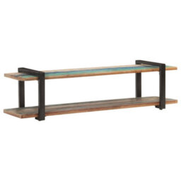 Berkfield Industrial Tv Cabinet 160X40X40 Cm Solid Reclaimed Wood - thumbnail 8