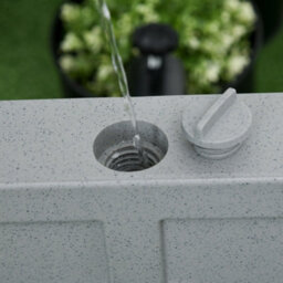 Outsunny Water Or Sand Filled Outdoor Market Parasol Base Stand With Wheels - thumbnail 8