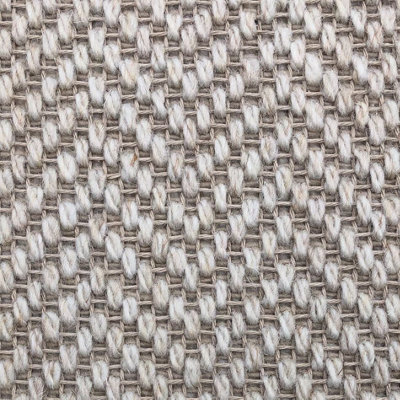 Herringbone Luxury Wool Blend Carpet By Remland (Chalk, 3M X 4M) - image 1