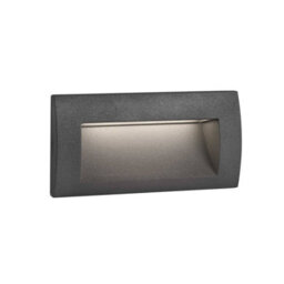 Luminosa Lighting Luminosa Sedna Led Outdoor Recessed Wall Light Dark Grey Ip65 - thumbnail 2