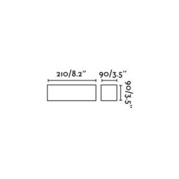 Luminosa Lighting Luminosa Nash Led Indoor Small Wall Light White - thumbnail 3