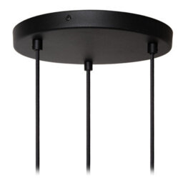 Lucide Maya - Pendant Light - 46 Cm - 3Xe27 - Black - thumbnail 6