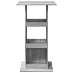 Berkfield Bar Table With Storage Grey Sonoma 60X60X102 Cm Engineered Wood - thumbnail 4