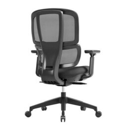 Xample Shelby Mesh Back Operator Chair Black Ergonomic Office Chair With Dual Lumbar Support Adjustable Height Tilt Lock - thumbnail 4