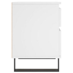 Berkfield Bedside Cabinets 2 Pcs White 40X35X50 Cm Engineered Wood - thumbnail 8