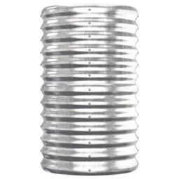 Berkfield Garden Planter Powder-Coated Steel 152X40X68 Cm Silver - thumbnail 4