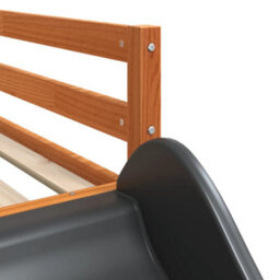 Berkfield Bunk Bed With Slide&ladder Without Mattress Wax Brown 90X200 Cm - thumbnail 9