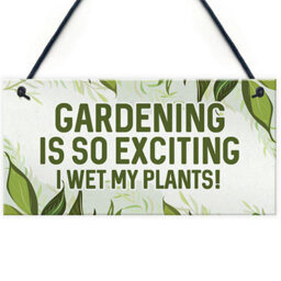 Red Ocean Garden Sign Hanging House Signs Shed Sign Outdoor Decoration Signs For Outside Garden Signs And Plaques - thumbnail 1
