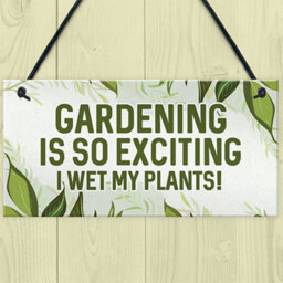 Red Ocean Garden Sign Hanging House Signs Shed Sign Outdoor Decoration Signs For Outside Garden Signs And Plaques - thumbnail 2