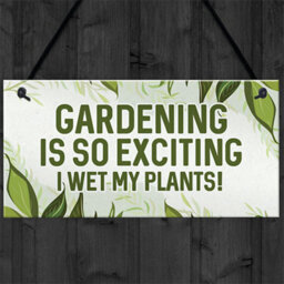 Red Ocean Garden Sign Hanging House Signs Shed Sign Outdoor Decoration Signs For Outside Garden Signs And Plaques - thumbnail 4
