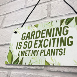 Red Ocean Garden Sign Hanging House Signs Shed Sign Outdoor Decoration Signs For Outside Garden Signs And Plaques - thumbnail 7