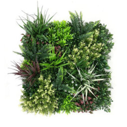 True Products Premium Artificial Green Plant Living Wall Panel 50Cm X 50Cm - Carnival A - thumbnail 1