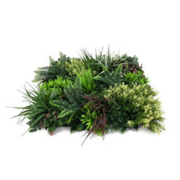 True Products Premium Artificial Green Plant Living Wall Panel 50Cm X 50Cm - Carnival A - thumbnail 2