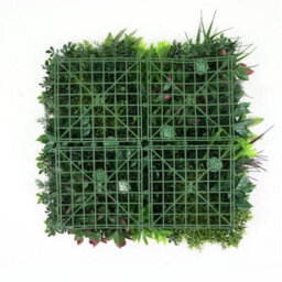 True Products Premium Artificial Green Plant Living Wall Panel 50Cm X 50Cm - Carnival A - thumbnail 5