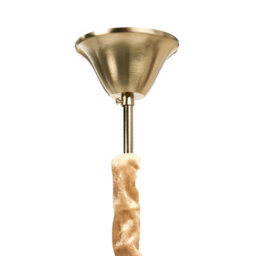 Wyld And Coco, Luxeaura 46Cm Brass And Glass Chandelier - thumbnail 9