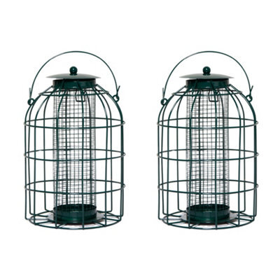 Samuel Alexander Pack Of 2 Wild Bird Hanging Nut Feeder With Squirrel Guard - image 1