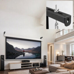 Projector L-Bracket Wall Mount  15Cm Adjustable Screen Ceiling Mount Set - thumbnail 4