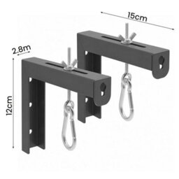 Projector L-Bracket Wall Mount  15Cm Adjustable Screen Ceiling Mount Set - thumbnail 2