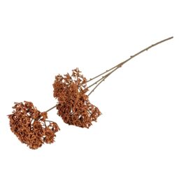 Candlelight Burnt Orange Sedum Single Stem Artificial Flower (H) 860mm - thumbnail 2