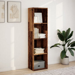 Berkfield Bookcase Old Wood 40X30X152 Cm Engineered Wood - thumbnail 3
