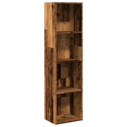 Berkfield Bookcase Old Wood 40X30X152 Cm Engineered Wood - thumbnail 2