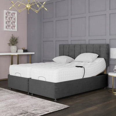 Willow Electric Adjustable Bed Set Fabric 2Ft6 Pocket Sprung Mattress - image 1