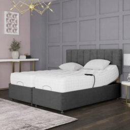 Willow Electric Adjustable Bed Set Fabric 2Ft6 Pocket Sprung Mattress - thumbnail 1