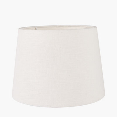Pacific Lifestyle 40Cm White Tapered Cylinder Table Lampshade Modern Self Lined Floor Lamp Shade - image 1