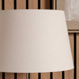 Pacific Lifestyle 40Cm White Tapered Cylinder Table Lampshade Modern Self Lined Floor Lamp Shade - thumbnail 2