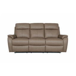Aspire Kingsmere 3 Seater Power Recliner Sofa, Mushroom - thumbnail 5
