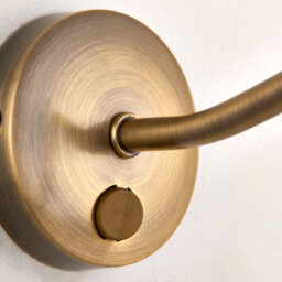 Anson Lighting Tresco Antique Brass 2 Light Wall Picture Light - thumbnail 5