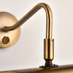 Anson Lighting Tresco Antique Brass 2 Light Wall Picture Light - thumbnail 4