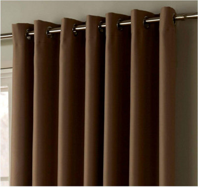 "Alan Symonds 100% Blackout Pencil Pleat 41"" X 72"" Beige"