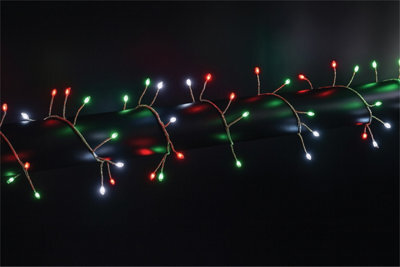Xmas Haus Mini Cluster Light Smart Rgb, 10M Silver Wire Hello Fairy App Control And Handheld Remote Control - image 1