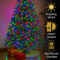 Xmas Haus Mini Cluster Light Smart Rgb, 10M Silver Wire Hello Fairy App Control And Handheld Remote Control - thumbnail 4