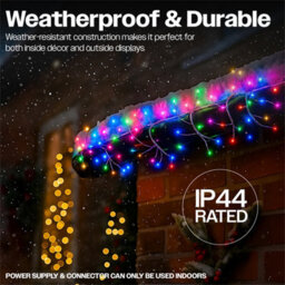 Xmas Haus Mini Cluster Light Smart Rgb, 10M Silver Wire Hello Fairy App Control And Handheld Remote Control - thumbnail 5