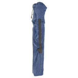 Harbour Housewares Folding Canvas Camping Chairs - Matt Black/navy - Pack Of 4 - thumbnail 4