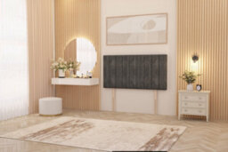 Somnior Beds Somnior Alexas Divan Bed Set With Midnight Pocket Sprung Mattress And Headboard Charcoal Tweed - thumbnail 5
