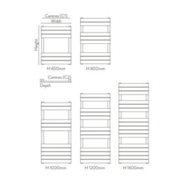 UK Homeliving Uk Home Living Avalon Life 1600 X 450 Anthracite - thumbnail 4