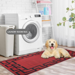 Ameha Lexi Printed Rug Super Soft Durable Large Floor Mat 80X150 Cm Runner Hallway Floor Mats - thumbnail 2