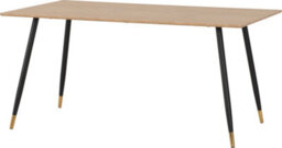 Seconique Hamilton Dining Set With Avery Chairs Medium Oak Effect Emerald Green Velvet - thumbnail 7
