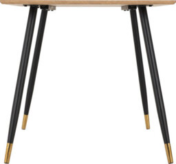 Seconique Hamilton Dining Set With Avery Chairs Medium Oak Effect Emerald Green Velvet - thumbnail 9