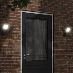 Walplus Outdoor Led Wall Lights 2Pcs Black Die-Cast Aluminium - thumbnail 1