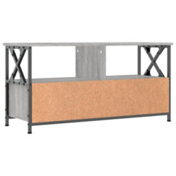 Berkfield Industrial Tv Cabinet Grey Sonoma 90X33X45 Cm Engineered Wood&iron - thumbnail 8