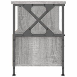 Berkfield Industrial Tv Cabinet Grey Sonoma 90X33X45 Cm Engineered Wood&iron - thumbnail 7