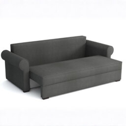 Olimpia Corduroy Sofa Bed With Storage Dl Pull Out Sleeping Function Freestanding Back 234X92X92Cm Yellow - thumbnail 5