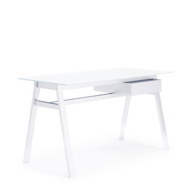 Alphason Dorel Home Richmond Office Writing Desk In White - image 1