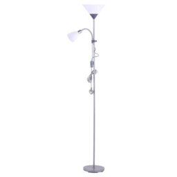 Living And Home Modern E27&e14 Bulb Base 2 Head Standing Mother&child Floor Lamp Floor Light With Foot Switch 175 Cm - thumbnail 2