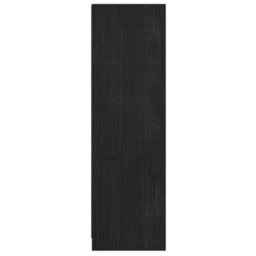 Berkfield Book Cabinet/room Divider Black 36X33X110 Cm Solid Pinewood - thumbnail 6